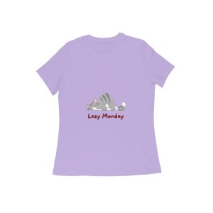Half Sleeve T-Shirt - Lazy Monday - Image 25