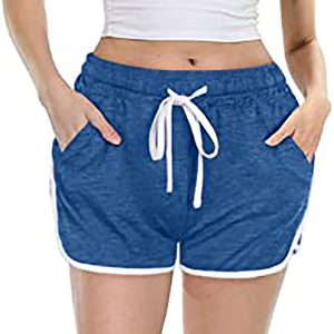 Women's Casual Solid Color Tether Shorts - Image 9