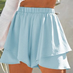 Shorts Women's Clothing High Waist Fashion Three Points - Image 5