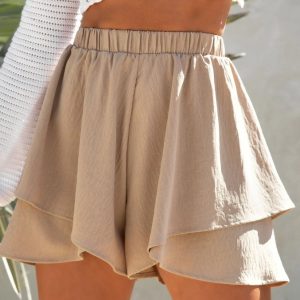 Shorts Women's Clothing High Waist Fashion Three Points - Image 3