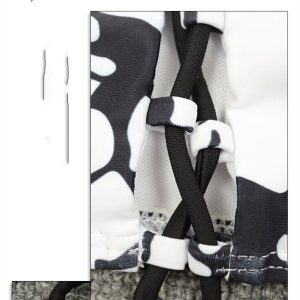 Bikini Ladies Swimwear Split Tie Dye Tied Black And White - Image 7