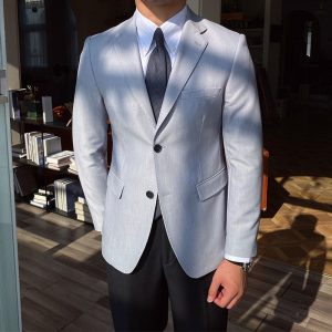 Casual Business All-match Double Breasted Suit Jacket - Image 5