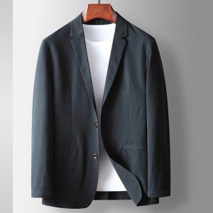 Men's Leisure Iron-free Thin Coat - Image 4