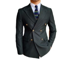 Casual Business All-match Double Breasted Suit Jacket - Image 4