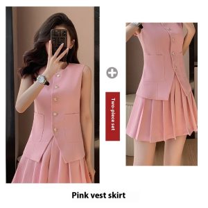 Light Luxury Senior Women's Outer Wear Vest Suit - Image 4