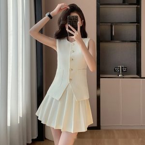 Light Luxury Senior Women's Outer Wear Vest Suit - Image 5