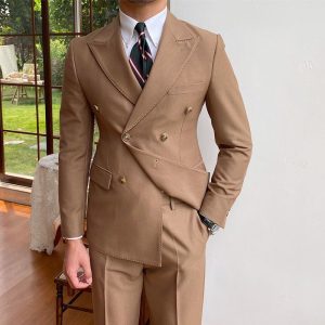 Casual Business All-match Double Breasted Suit Jacket - Image 7