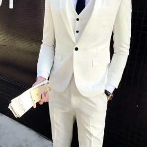 Suit Business Professional Formal Wear Slim Fit Men - Image 4