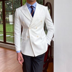 Casual Business All-match Double Breasted Suit Jacket - Image 8