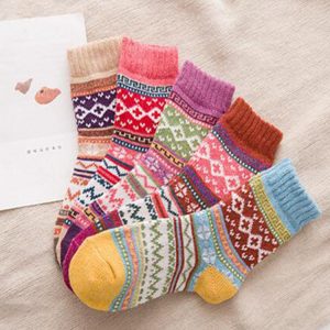 Ethnic style cashmere socks women - Image 5