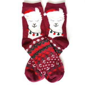 Women Casual Winter Christmas Socks Thickened David's - Image 2