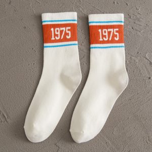 Women s White Socks Cotton Tube Socks - Image 3