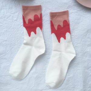 Candy Color Matching Street All-match Cotton Socks And Tube Socks Women - Image 3