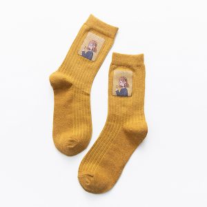 Little Girl Pattern Socks Women - Image 4