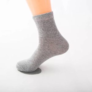 Black And White Gray Boat Socks Tube Socks Men And Women Thick Socks - Image 8