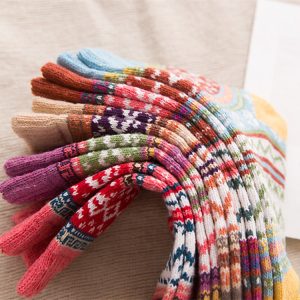Ethnic style cashmere socks women - Image 8