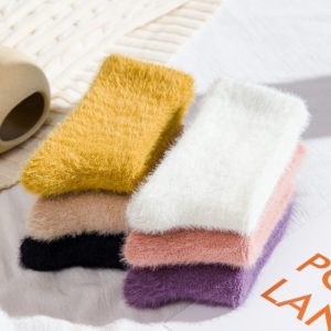 Women Plush Home Sleeping Socks - Image 7