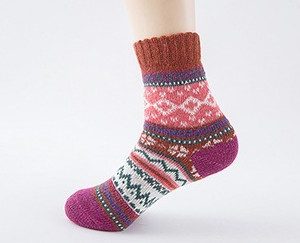 Ethnic style cashmere socks women - Image 4