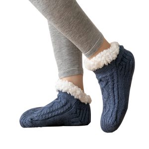 Winter Knitted Plush Floor Socks Home Warm Non-slip Carpet Socks Women - Image 4