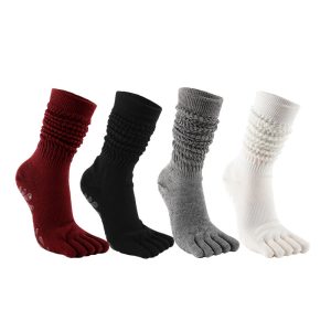 Toe Socks Thigh High Socks Non-slip Socks Women Pilates Socks - Image 4