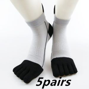Cotton Toe Socks Men Boy To Protect Ankle Socks - Image 3