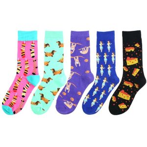 Cartoon Creative Pattern Unisex Socks Cotton Socks Men - Image 5