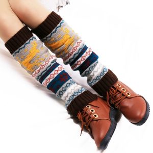 Christmas Socks Women Warm Loose Cute Deer - Image 6
