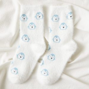 Women Plush Home Sleeping Socks - Image 8