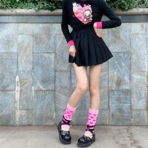 Japanese Subculture Socks To Keep Warm Women - Image 2