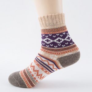 Ethnic style cashmere socks women - Image 3
