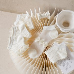 Crystal Silk Socks Cotton For Women - Image 10