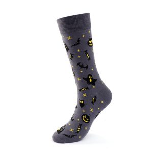 Personalized Cotton Socks Men And Women Halloween Pumpkin Skull Cartoon Tube Socks Trendy Long Athletic Socks - Image 2