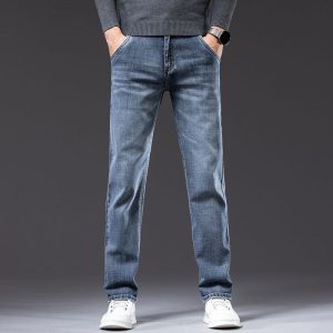 New Loose Straight Stretch Pants For Men - Image 4
