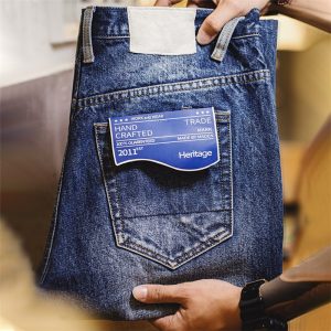 American Retro Gradient White Worn Jeans - Image 6