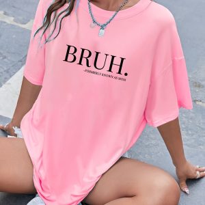 Monogramed Crewneck Sports T-shirt - Image 4