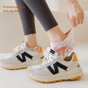 Women Non-slip Sports Socks Terry Invisible - Image 4