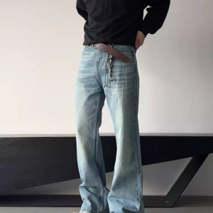 Men's Skinny Slim-fit Tall-looking Jeans - Image 6