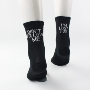 Casual Men And Women English Alphabet Socks In Tube Socks - Image 6