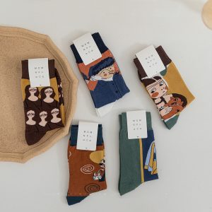 Funny Face Fashion Street Couple Socks Men And Women Socks - Image 1