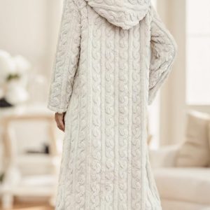 Elegant Black Long Coat For Women - Image 5