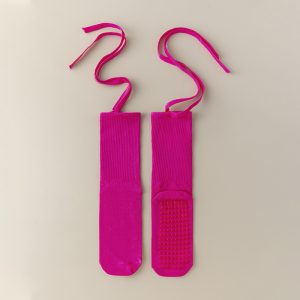 Women's Anti-slip Cross Lace-up Yoga Pilates Dance Dopamine Sports Wear Mid-calf Socks - Image 8