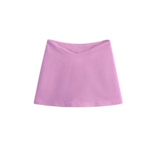 Sweet Hot Girl Design Low V Waist Slim Slimming Mini Skirt - Image 6