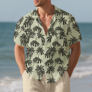European And American Men's Beach Short Sleeve - Image 3