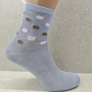 Set Of 1 Pairs Womens Socks With Bubble Mix Print - Image 2