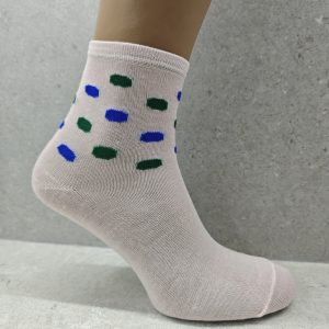 Set Of 1 Pairs Womens Socks With Bubble Mix Print - Image 5