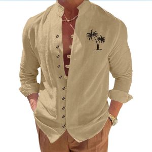 Coconut Vintage Print Slim Men's T-shirt - Image 3