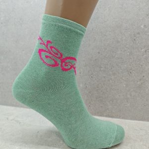 Womens Colourful Patterned Tattoo Socks Pack Of 1 Pairs - Image 7