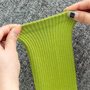 Women's Fitness Women's Socks Trendy Letter Mid-calf Yoga Socks Simple Non-slip Sweat-absorbent Breathable - Image 6