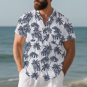 European And American Men's Beach Short Sleeve - Image 6