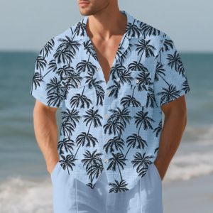 European And American Men's Beach Short Sleeve - Image 9
